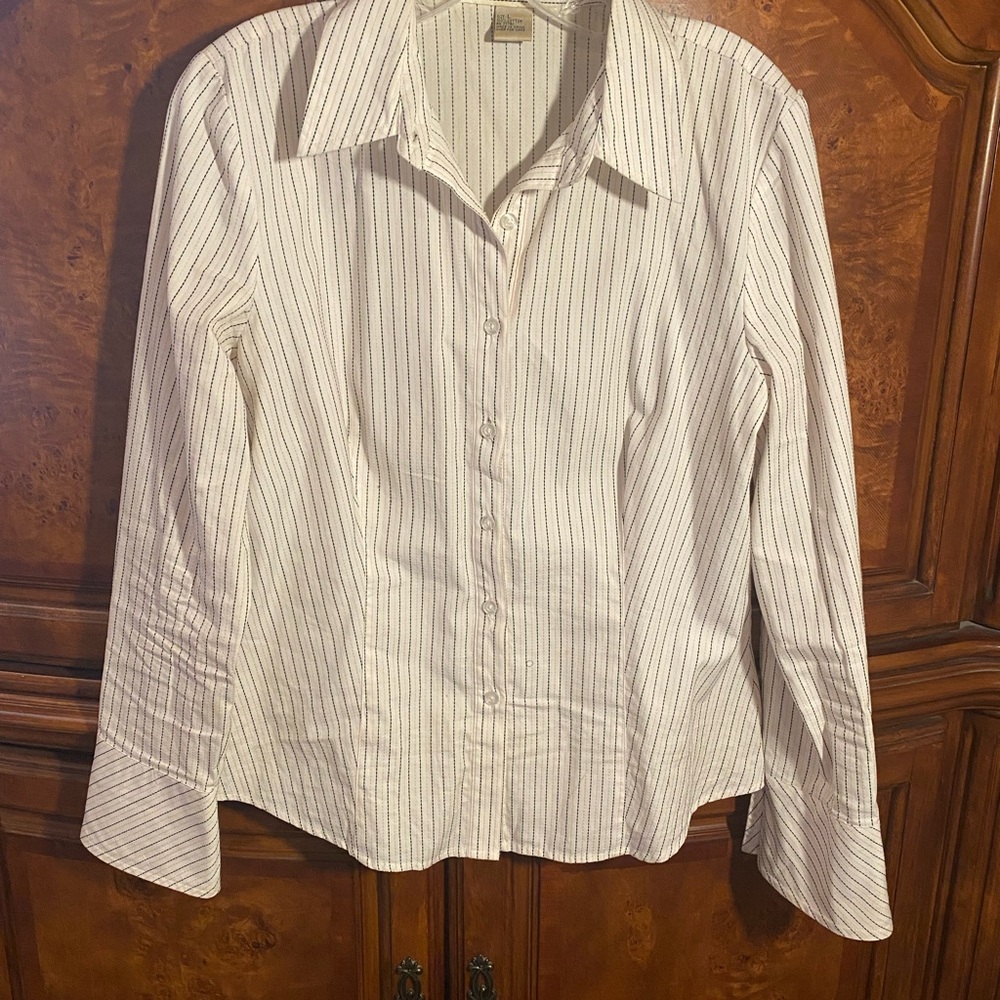 Striped Button-Up Shirt
